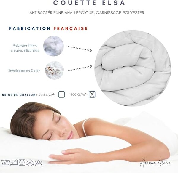 Avenue Literie Couette Elsa 300x300 Grande Taille