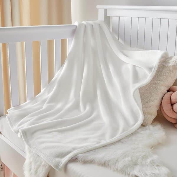 BEDELITE Couvertures pour bébés garçons et filles, 76,2 x 101,6 cm, couverture polaire douce et confortable pour enfants, nouveau-nés, couverture chaude et respirante pour berceau, poussette, lit,