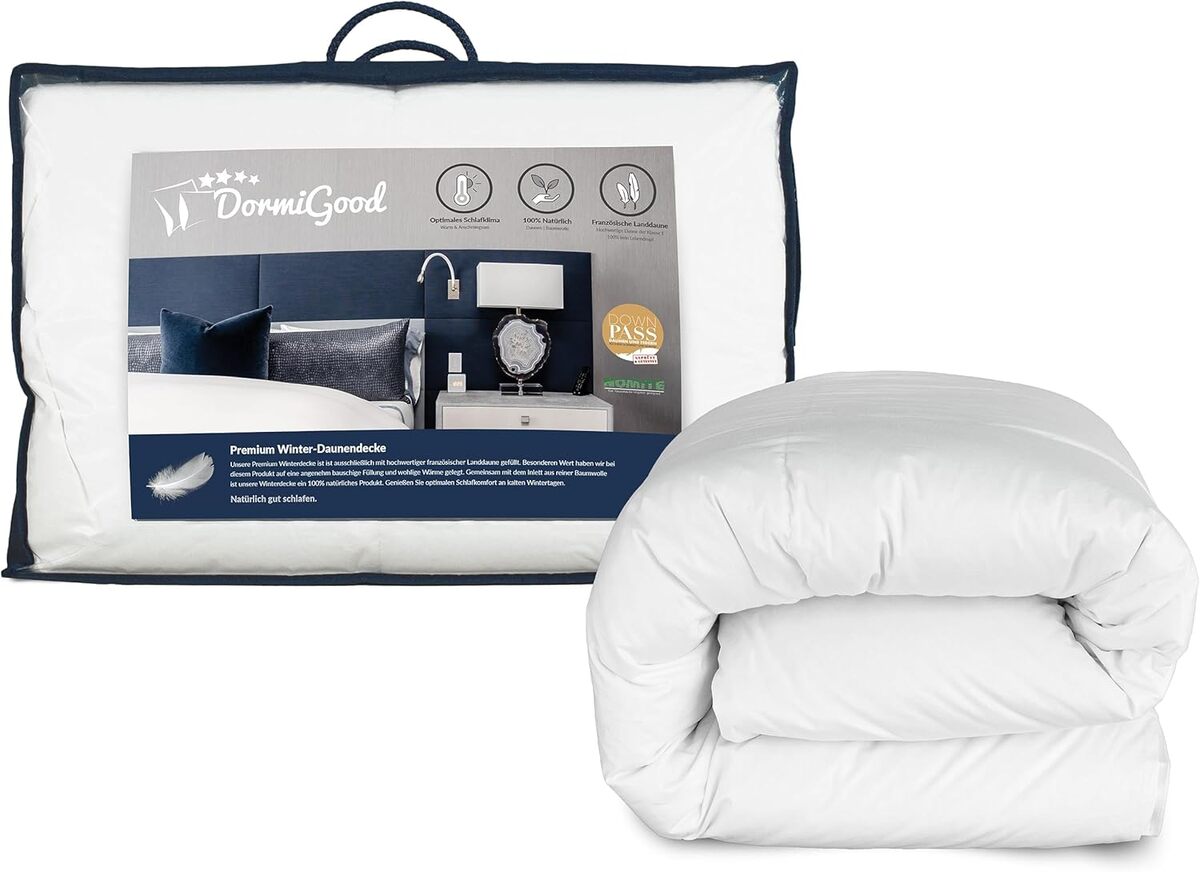 Test : couette DormiGood 155x220 en duvet pour l'hiver
