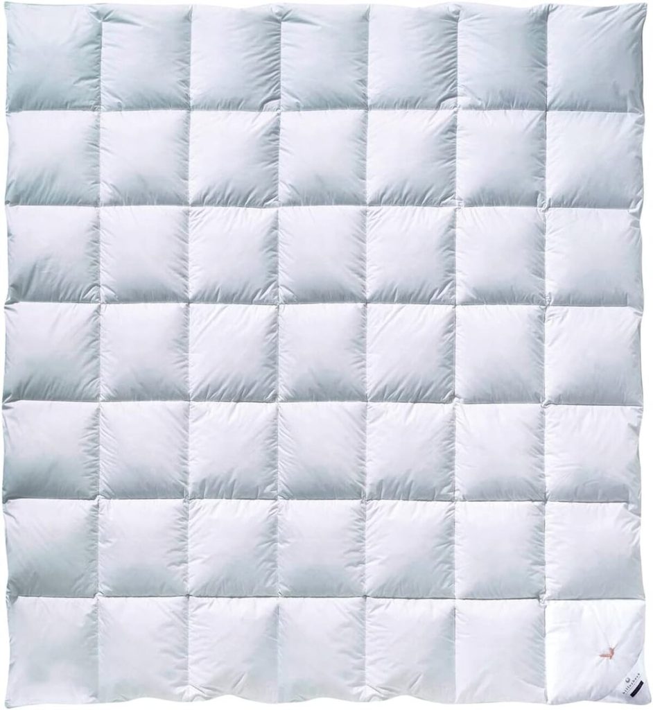 Test couette en duvet Billerbeck Gold Edition 200x200 cm