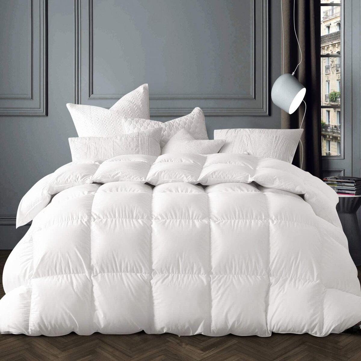 Test couette Globon Texcote duvet d'oie blanche