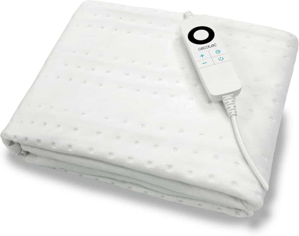 Test : couverture chauffante 100W Cecotec HeatConfort 150x80 cm