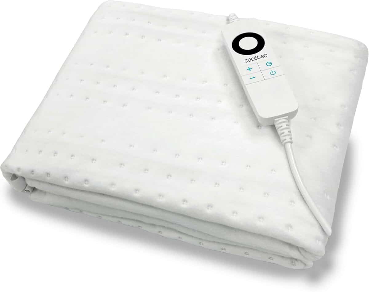 Test : couverture chauffante 100W Cecotec HeatConfort 150x80 cm