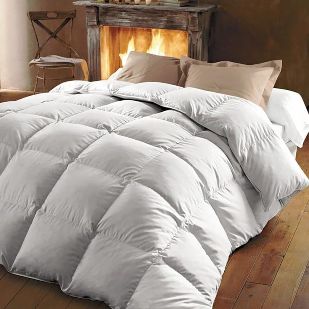 Test de la couette Alpes Blanc : chaleur et respirabilité en 360g/m²