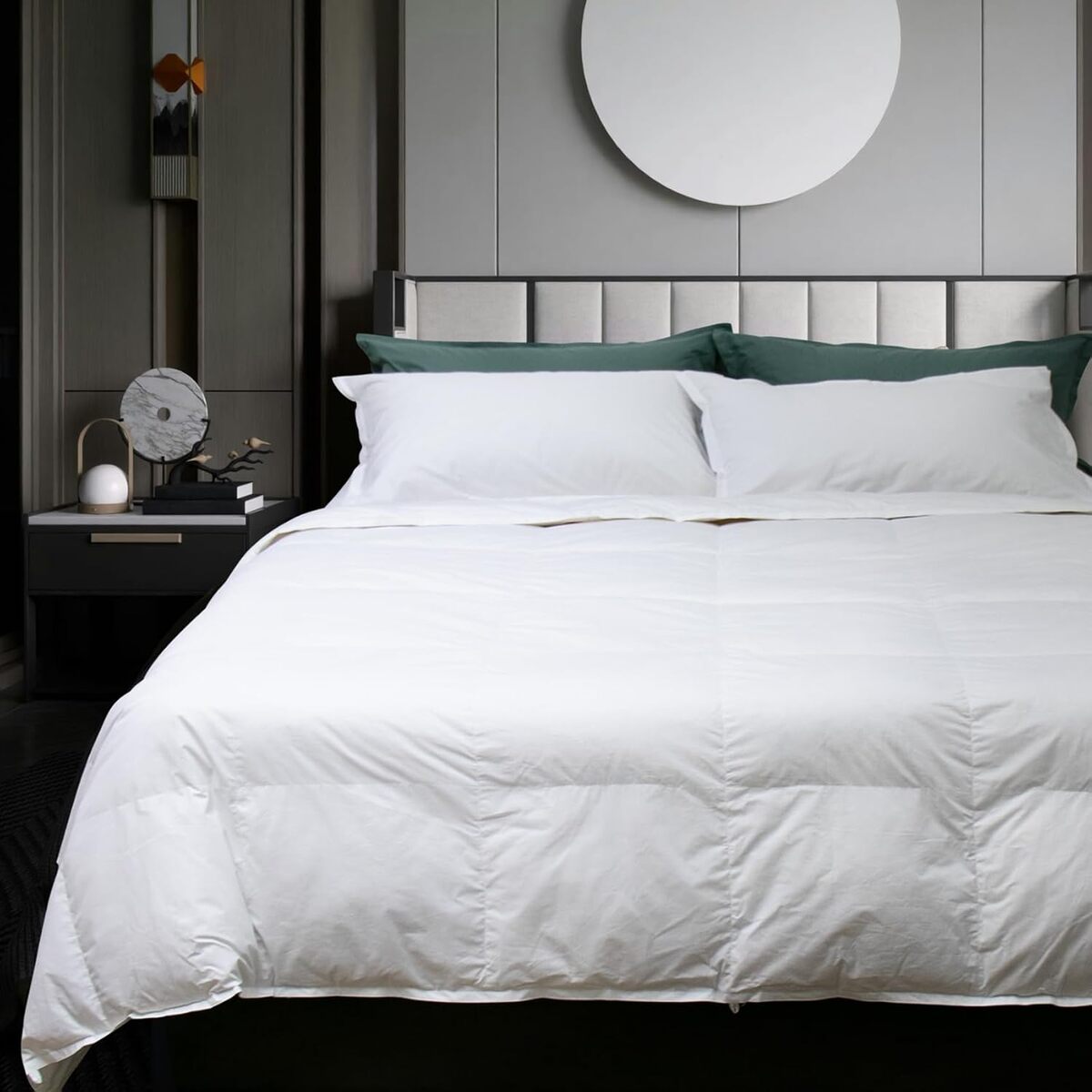 Test de la couette en plume d'oie Gabel Nottetempo 205x250 cm blanc