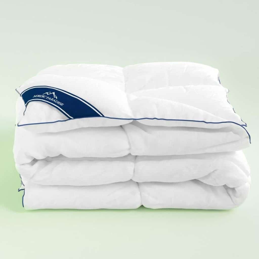 Test de la couette hiver deluxe Nordic Paradise 90% duvet