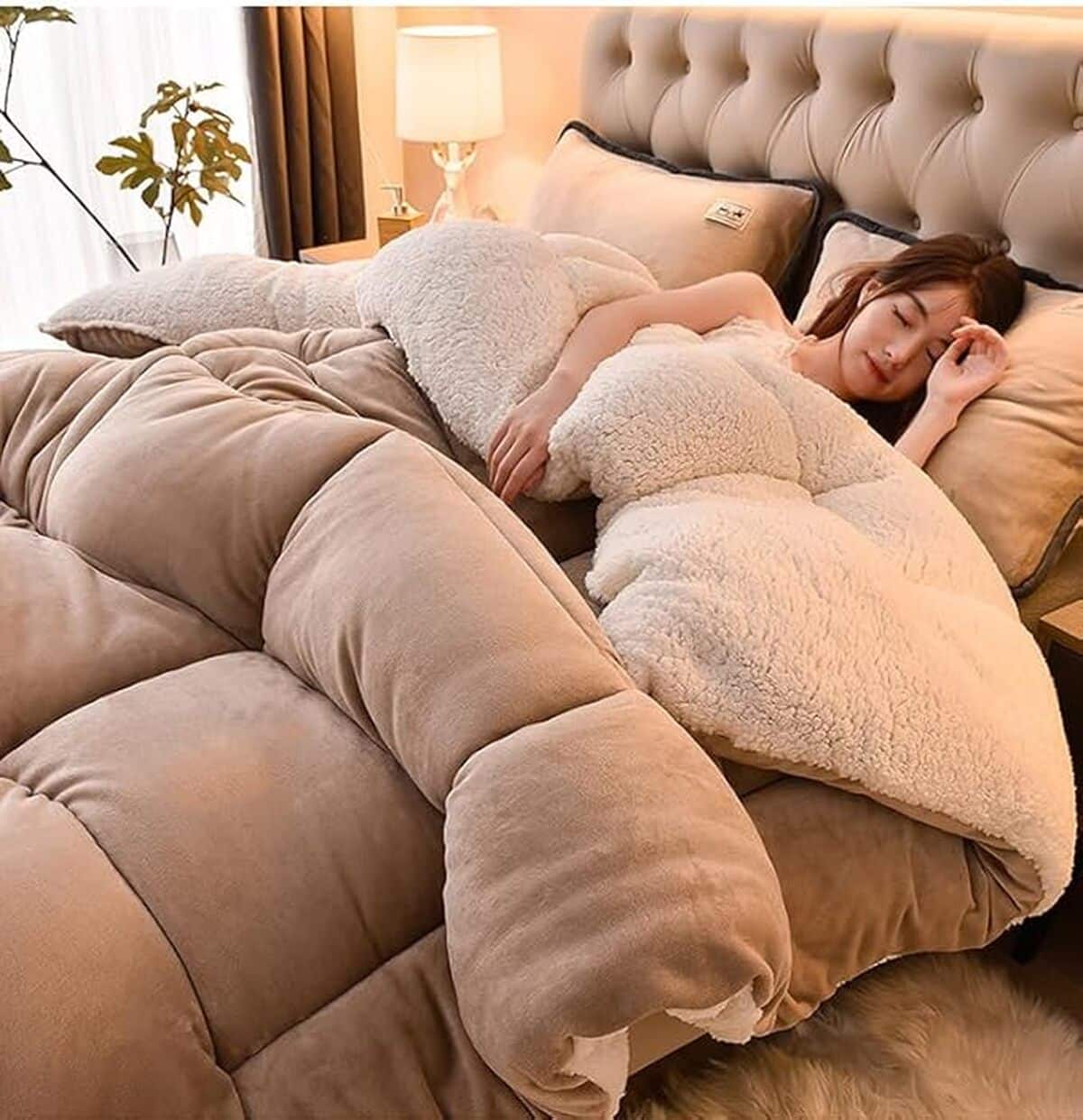 Test de la couette polaire TUCVZVO : chaleur et douceur 220x240 5kg