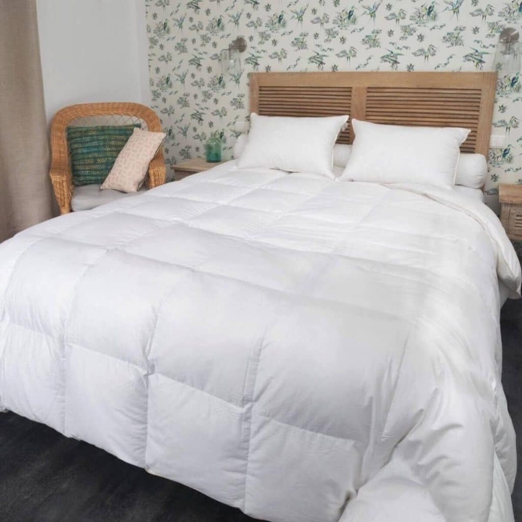 Test de la couette tempérée Castex 140x200 en duvet d'oie