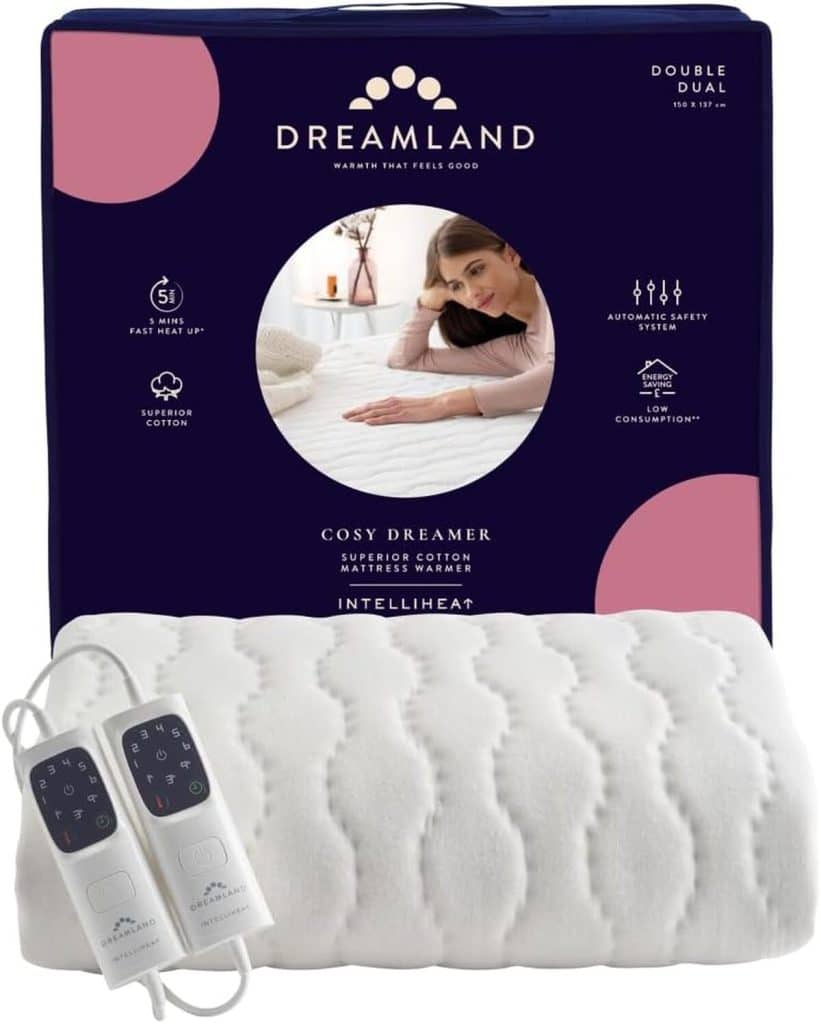 Test de la couverture électrique Dreamland Cosy Dreamer : chaleur et sécurité
