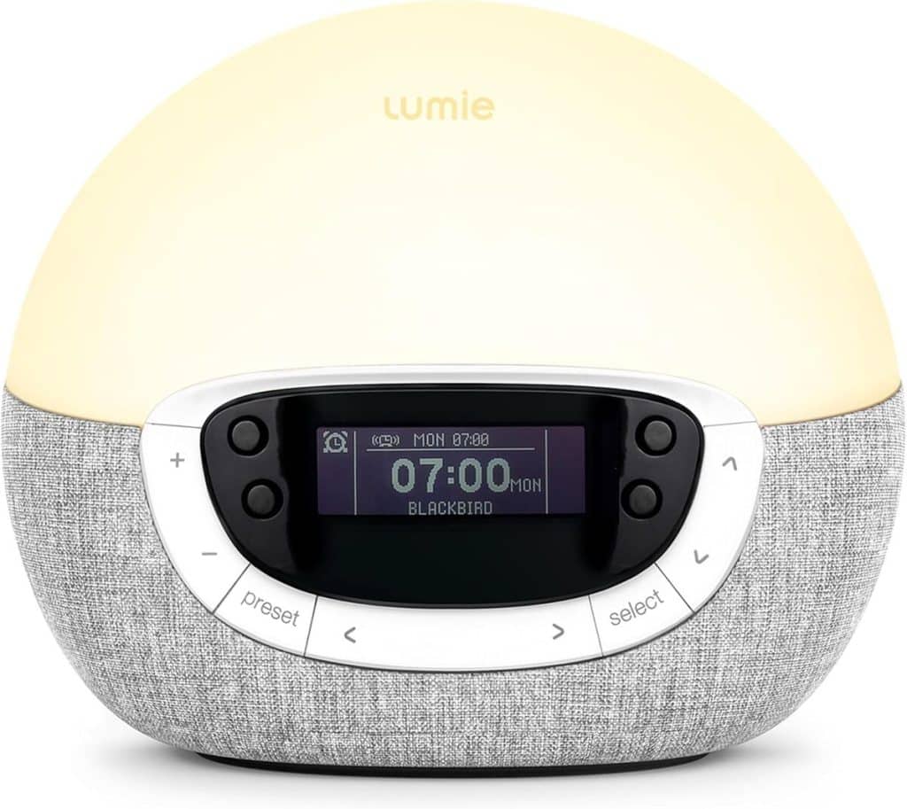 Test du Lumie Bodyclock Shine 300 : réveil simulateur d'aube et crépuscule