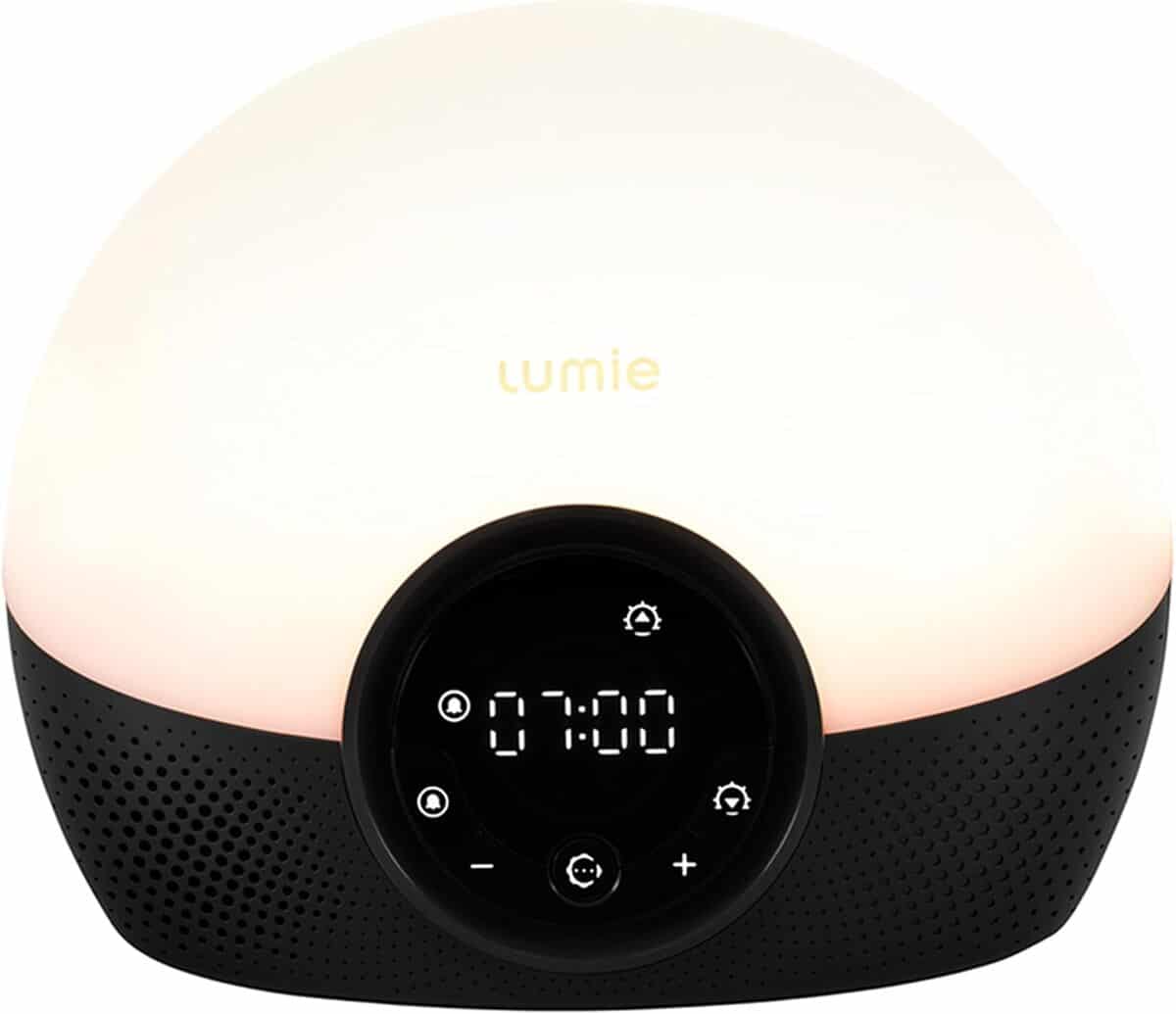 Test : lumie Bodyclock Glow 150, simulation lumière et sons