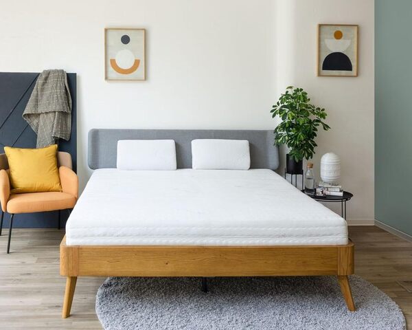 AM Qualitätsmatratzen - Matelas à Ressorts ensachés 160x200 pour 2 Personnes - Différents Niveaux de fermeté équilibré & Ferme - 7 Zones de Confort - Matelas Double 24cm epaisseur - 160 x 200