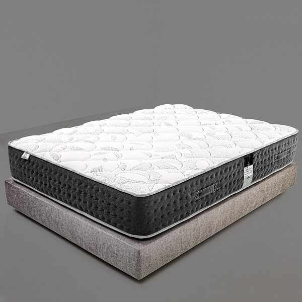 Matelas Sérénité 160 x 200 cm | Ressorts Ensachés | Mousse Haute Densité | Indépendance de Couchage | Soutien Ferme et Durable | 27cm