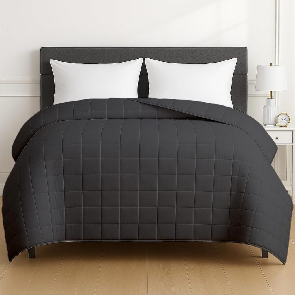 Test : couverture lestée HomeSmart Products pour très grand lit