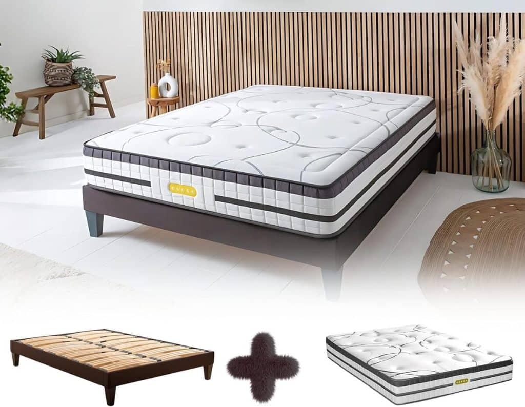 Test du matelas-sommier hybride Concorde Maison Aubertin 180x200