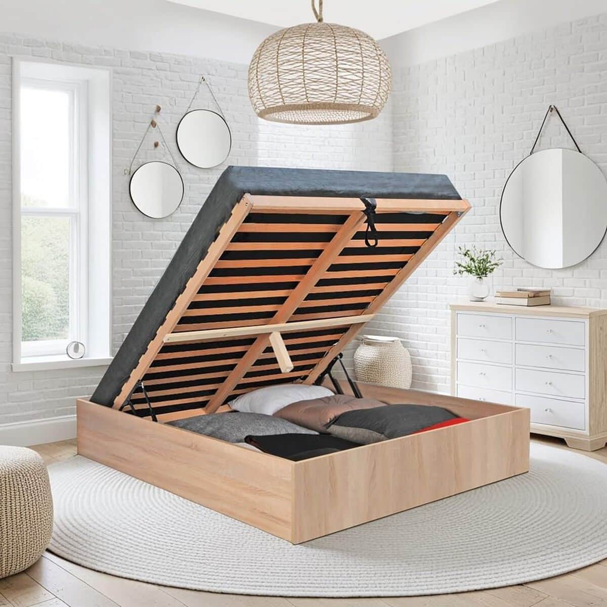 Test : lit coffre Bilbao 160x200 cm de Weber Industries