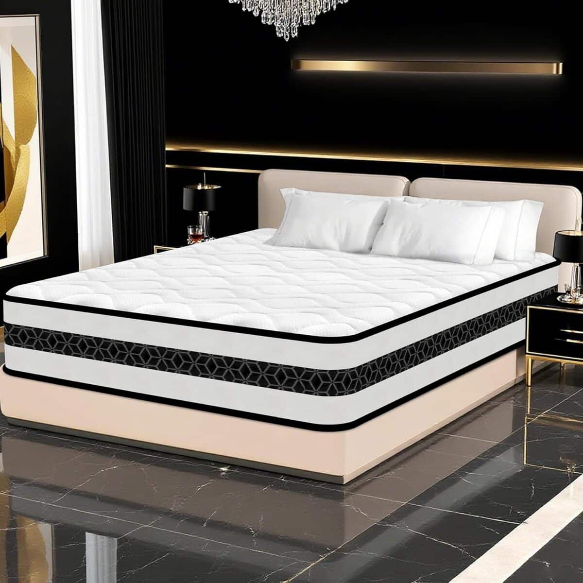 Test : matelas 140x190 cm, mémoire de forme et 9 zones ergonomiques