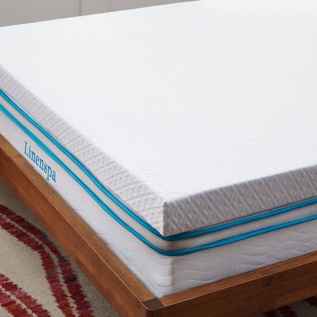 Test : surmatelas Linenspa 160x200 cm, confort frais et ajusté
