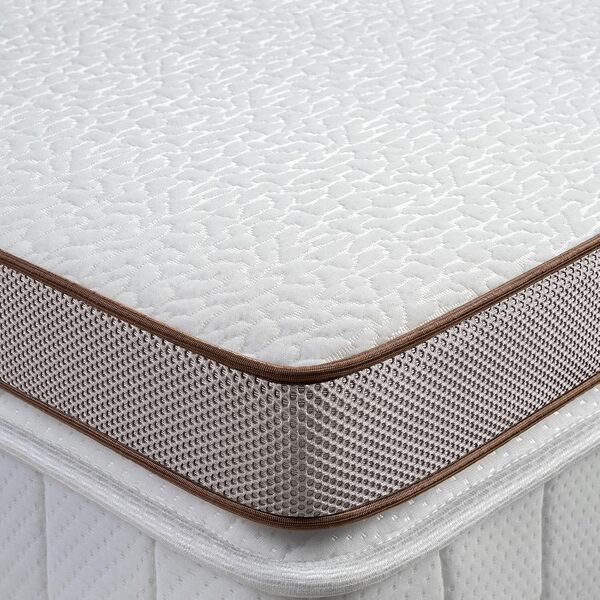 BedStory Surmatelas 140 x 190 à Mémoire de Forme de 7,5CM Surmatelas Réversible Mousse avec Gel Plus Respirant, Mousse Prémium de Haute Densité, Déhoussable et Lavable