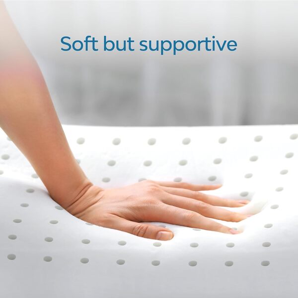 Mediflow Oreiller à mémoire de Forme réinventé avec la Technologie Waterbase – Cliniquement prouvé pour réduire Les douleurs cervicales et améliorer la qualité du Sommeil (Lot de 1)