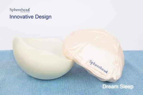 Spherehead Oreiller en mousse à mémoire de forme – Oreiller ergonomique pour soulager les douleurs cervicales, alignement et confort de la colonne cervicale – Support incurvé pour les personnes