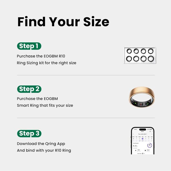 Bague de santé intelligente pour homme et femme, avec moniteur de fréquence cardiaque, oxygène dans le sang, moniteur de sommeil, pas, calories, étanche 5 ATM pour iPhone et Android, pas de