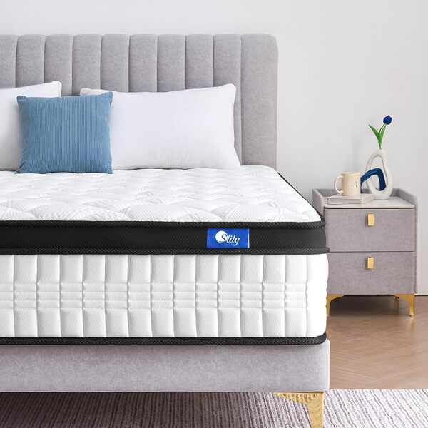 Matelas 180x200 26cm Épaisseur Matelas 180x200 Ressort Ensachés- Soutien 7 Zones,H4 Dureté Moyenne,Respirantt,Mousse à Mémoire de Forme Haute Densité,Matelas de lit d'adulte