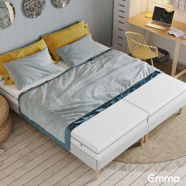 Emma One - Matelas en Mousse - 120 x 200 x 18 cm - Sensation de Couchage Moyenne - Matelas Ergonomique 7 Zones - Respirant - 100 Nuits - Certifié Öko-Tex - Conçu en Allemagne