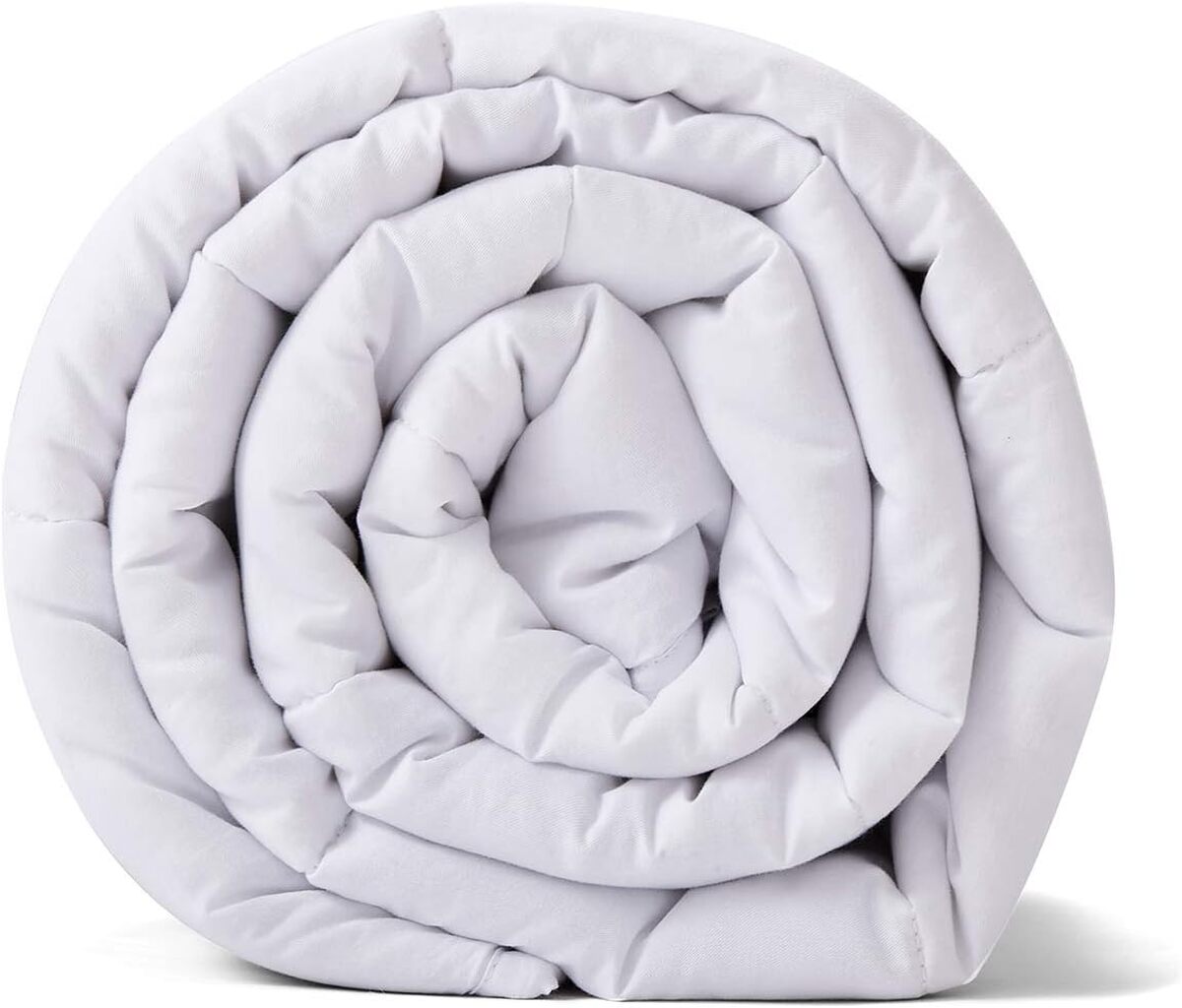 Test de la couverture RelaxBlanket : confort lesté en coton blanc