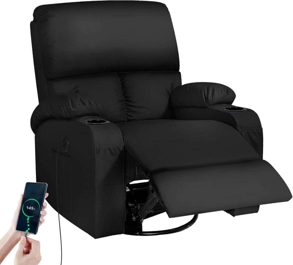 Test du fauteuil de massage Moonlight Manor : vibration, chaleur, pivotant 360°