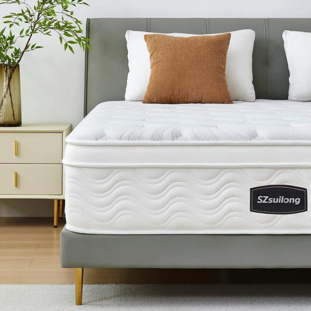 Test du matelas hybride SZsuilong : soutien parfait en 160 x 200 cm