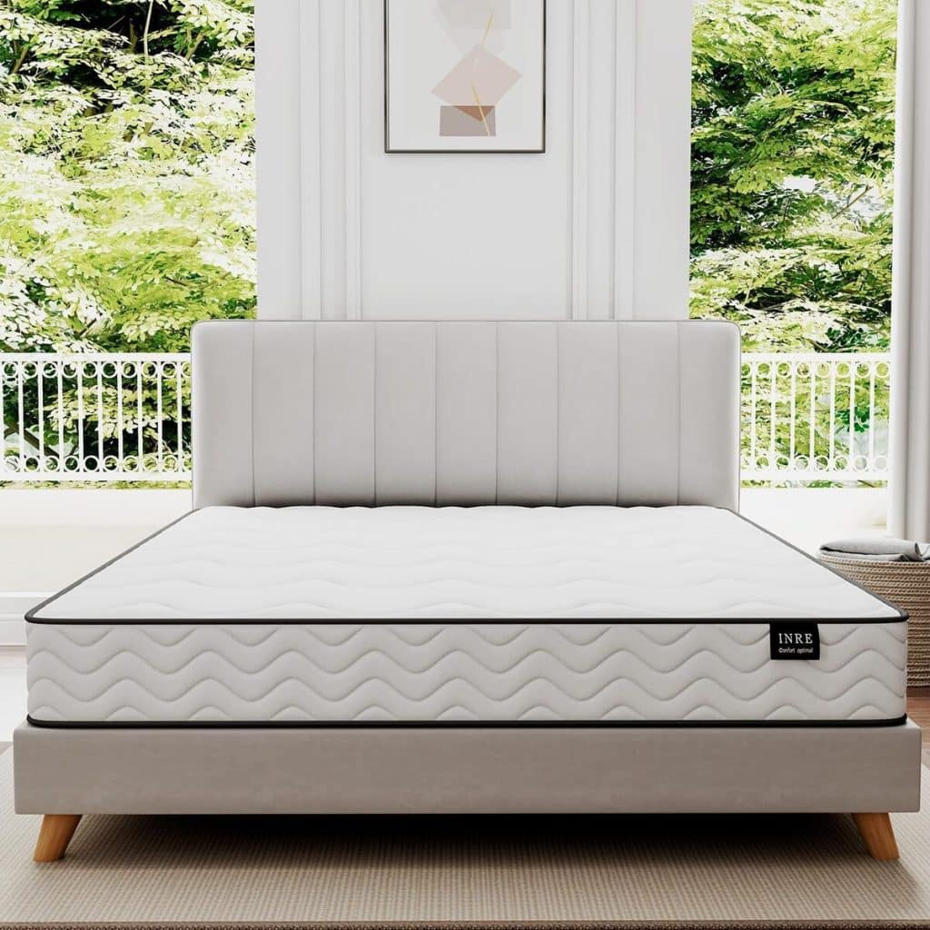 Test du matelas INRE 140x200 : soutien ergonomique 7 zones