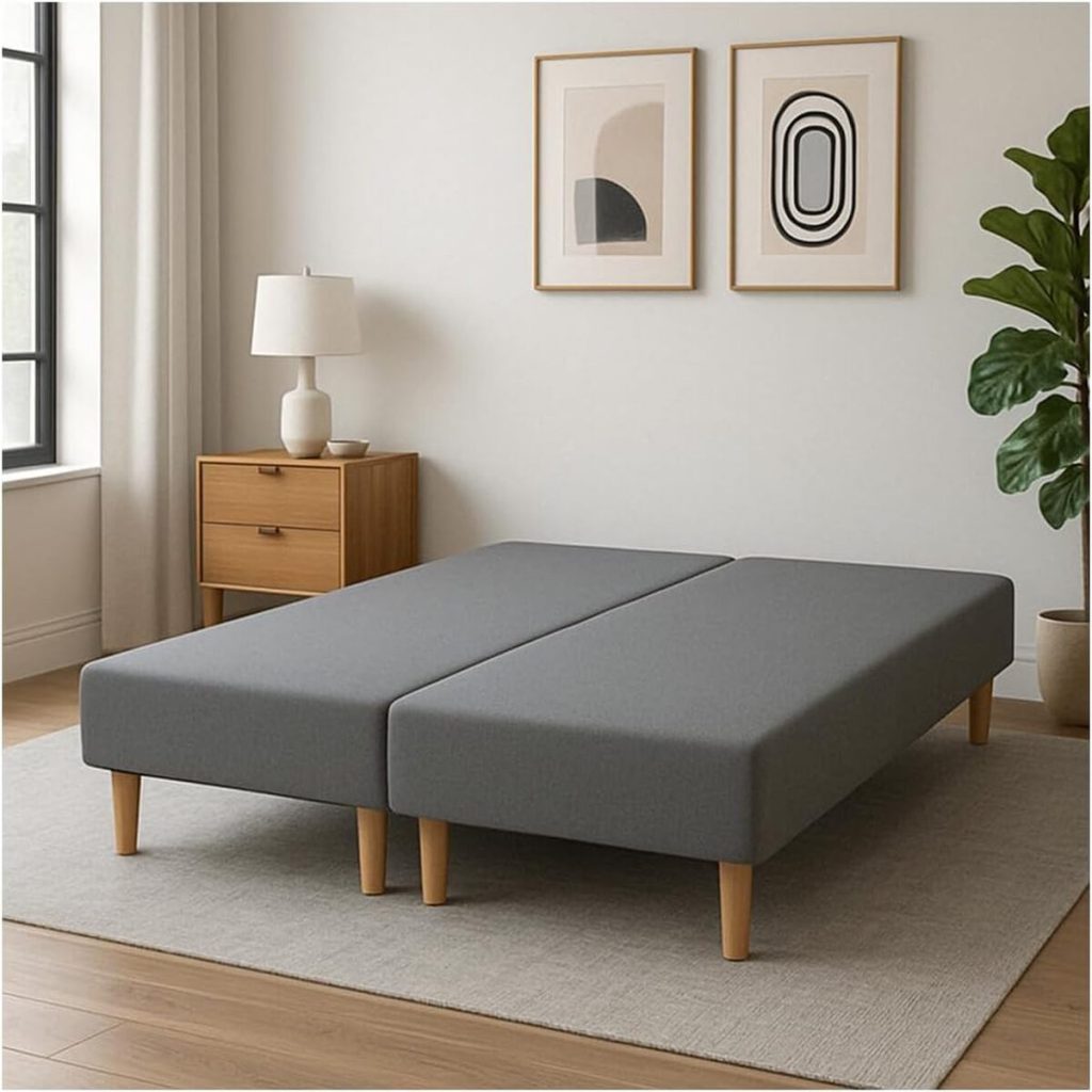 Test du sommier tapissier by sommiflex : confort gris en taille 100x200 cm