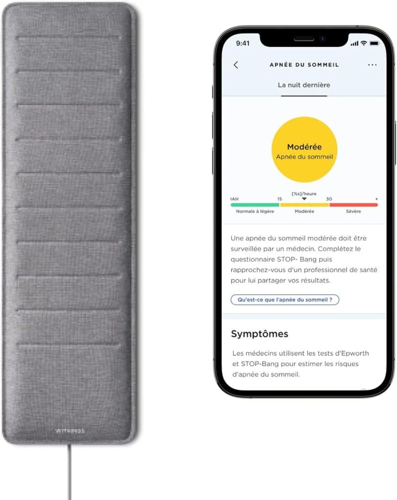Test du withings sleep analyzer : capteur de sommeil clinique