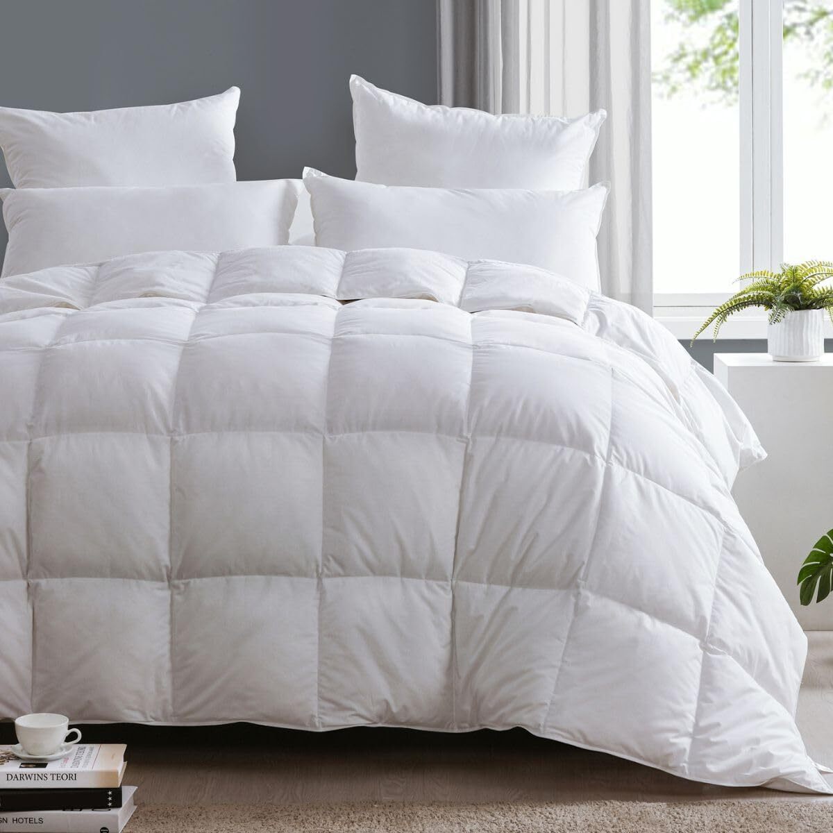 Test : couette Alpes Blanc tempérée en duvet de canard