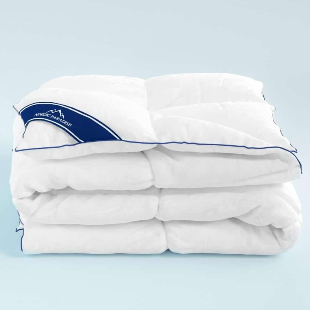 Test : couette extra chaude Nordic Paradise - duvet 50 % canard