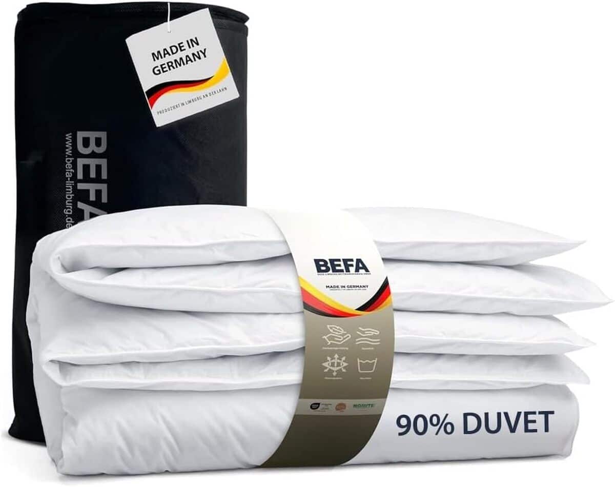 Test de la couette Befa Natur en duvet hiver 240x220 cm
