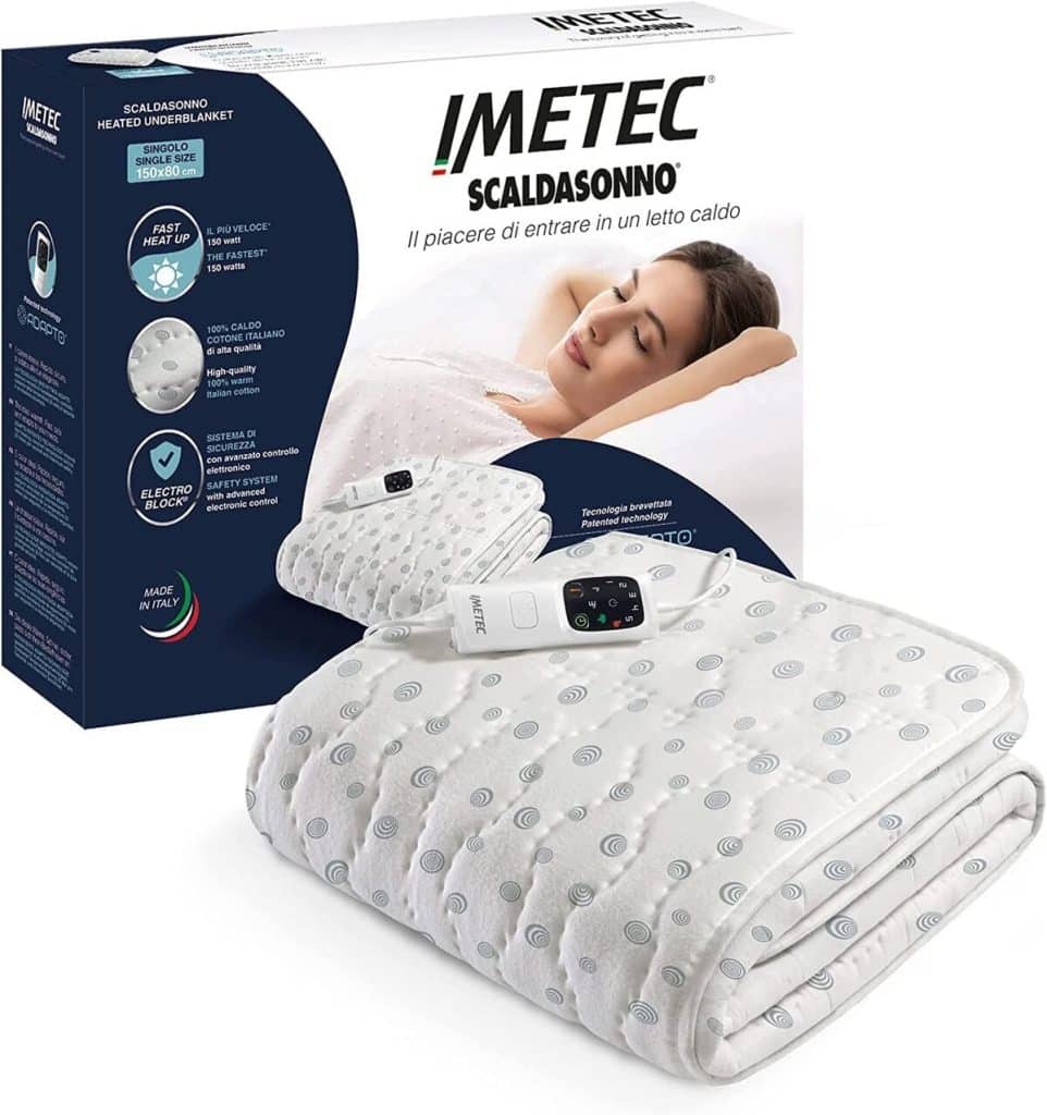 Test du surmatelas chauffant Imetec Adapto : confort à deux températures