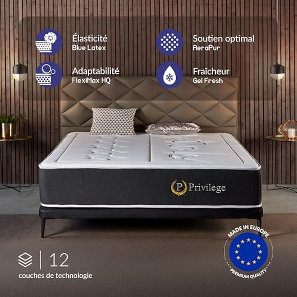 Découvrez notre test détaillé du matelas Naturalex Privilege 140x190 en mousse haute résilience : confort exceptionnel et maintien optimal pour un sommeil réparateur.