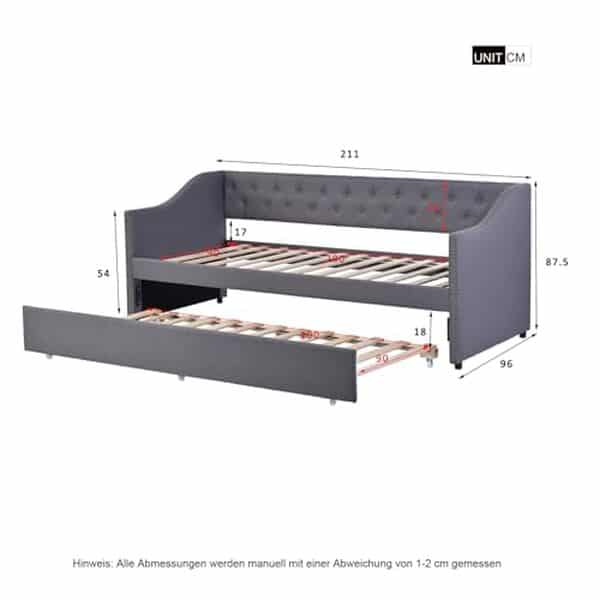 Découvrez le test complet du canapé-lit gigogne gris C de 90 x 200 cm : confort, praticité et design réunis pour un intérieur moderne et fonctionnel