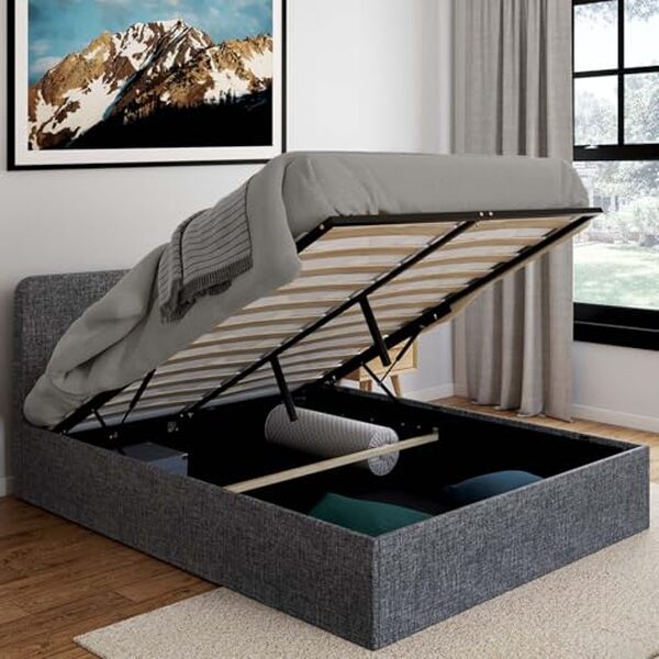 Découvrez notre test détaillé du lit coffre Norfolk IDMarket 140 x 190 cm en tissu gris anthracite : analyse du design, de la fonctionnalité et du confort pour un choix éclairé lors de votre prochain achat mobilier.