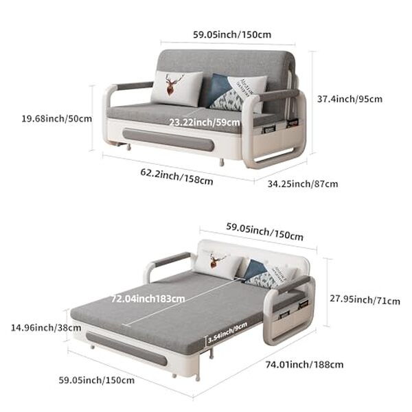 Découvrez notre analyse complète du canapé-lit Oleylucklive, parfait pour optimiser votre espace de vie sans sacrifier le confort et l'élégance.