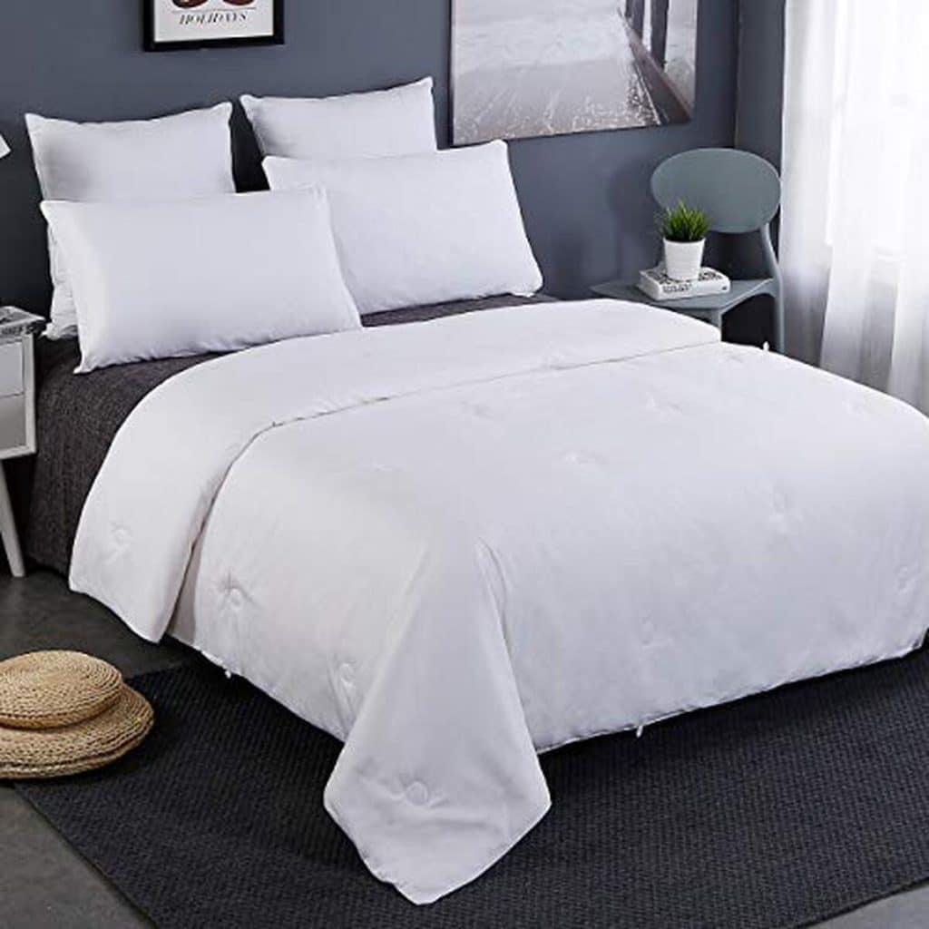 Test de la couette tempérée en soie 4 saisons LilySilk