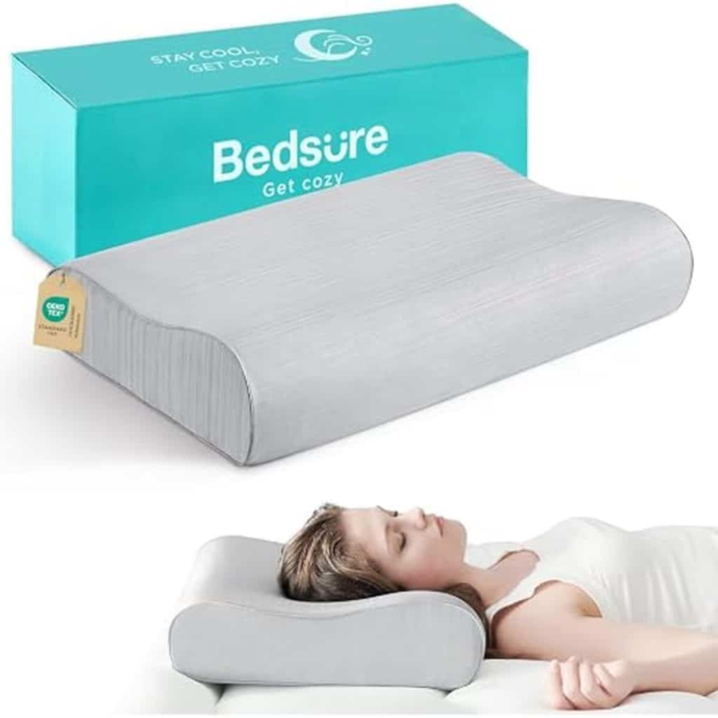 Test de l'oreiller rafraîchissant Bedsure haut et bas