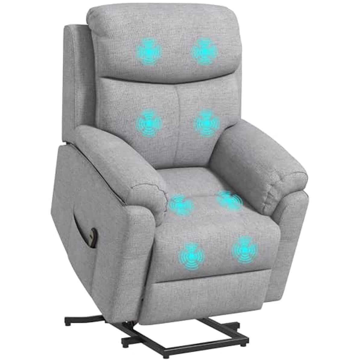 Test : fauteuil de massage HOMCOM inclinable électrique gris