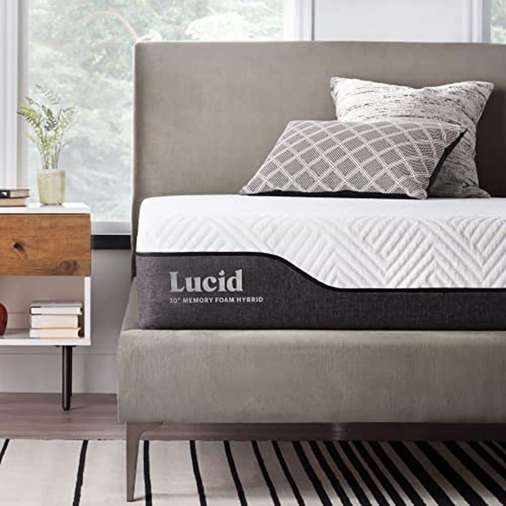 Test : matelas Lucid hybride 25 cm, confort et fraîcheur