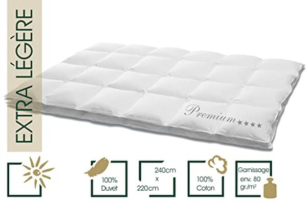 Découvrez notre avis détaillé sur la couette été Hanskruchen Premium, 100 % duvet, légère et anallergique, pour des nuits fraîches et confortables.