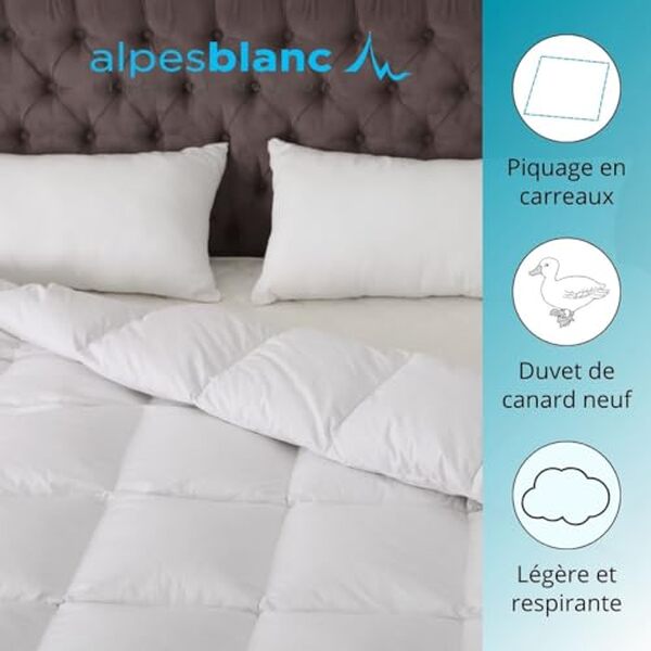 Découvrez notre test complet de la couette été Alpes Blanc : ultra légère, thermorégulatrice et idéale pour des nuits estivales paisibles.