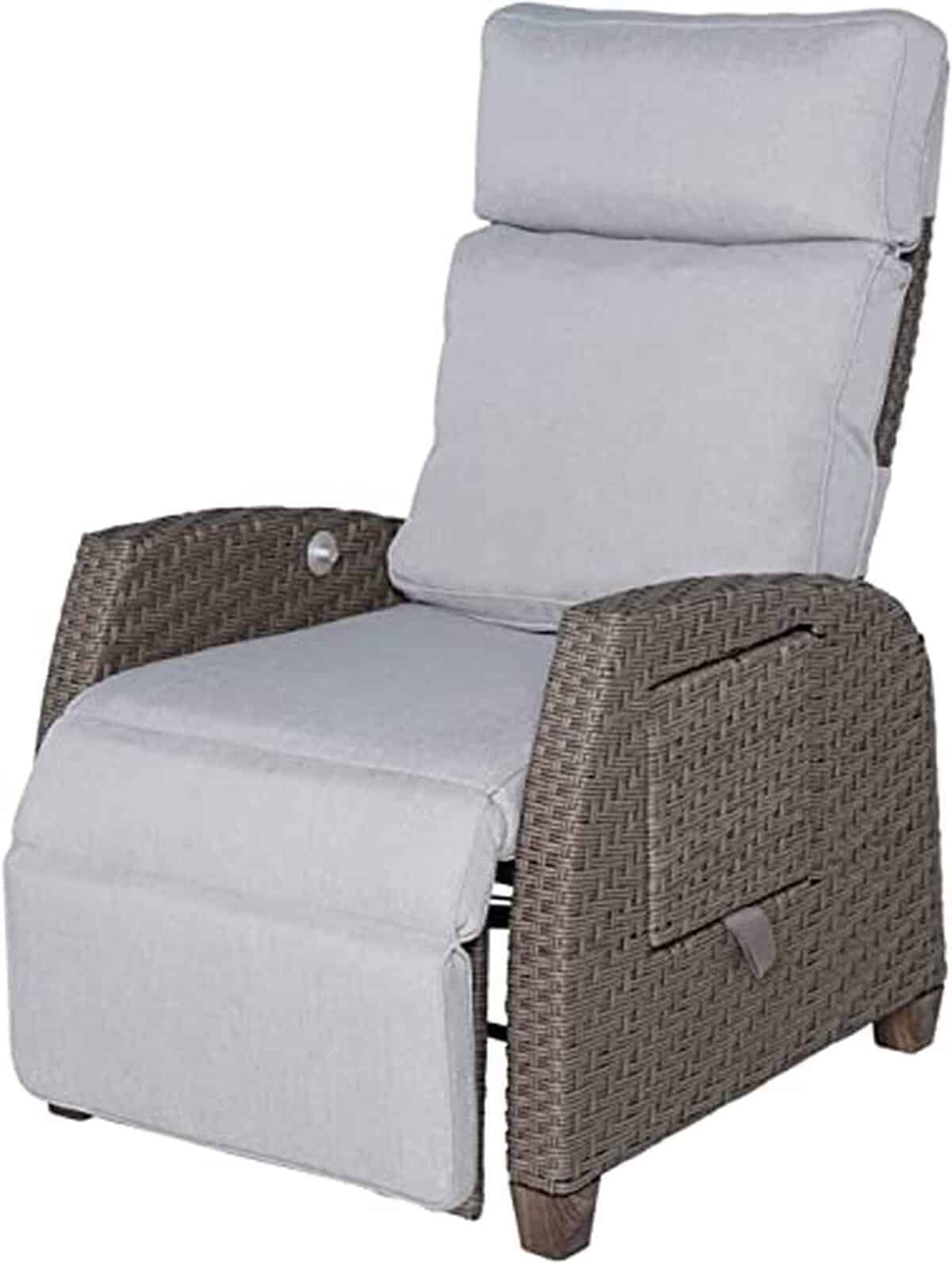Test du fauteuil inclinable en rotin Grand patio : confort et élégance pour intérieur et extérieur